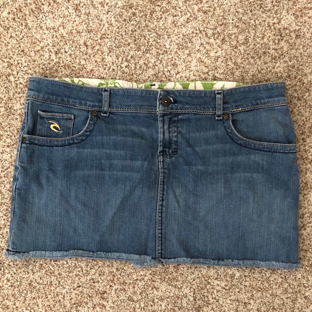Rip Curl jean skirt 13
